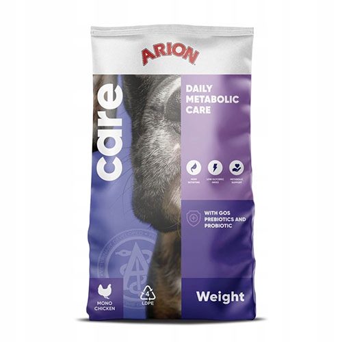 Arion Care Weight (sterilized) dla psów sterylizowanych i z nadwagą 12 kg