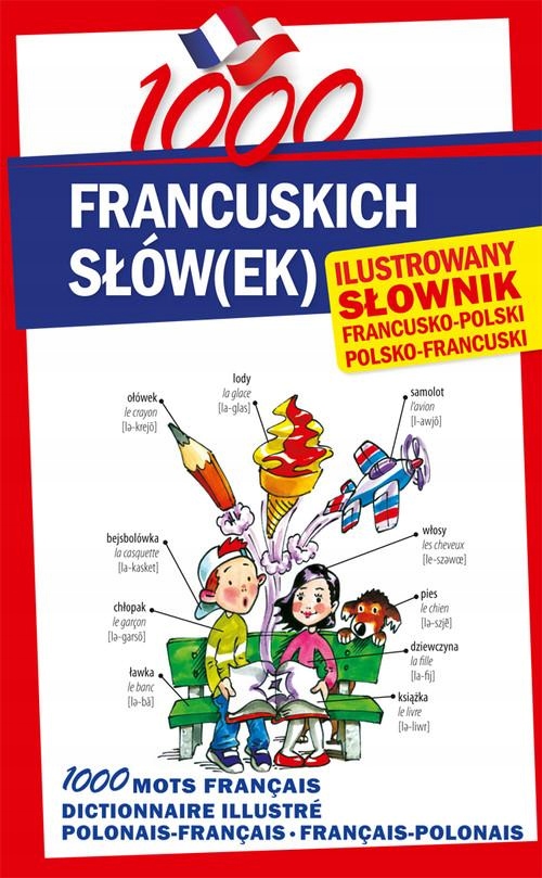 1000 Francuskich Słówek Ilustrowany Słownik...-Zdjęcie-0