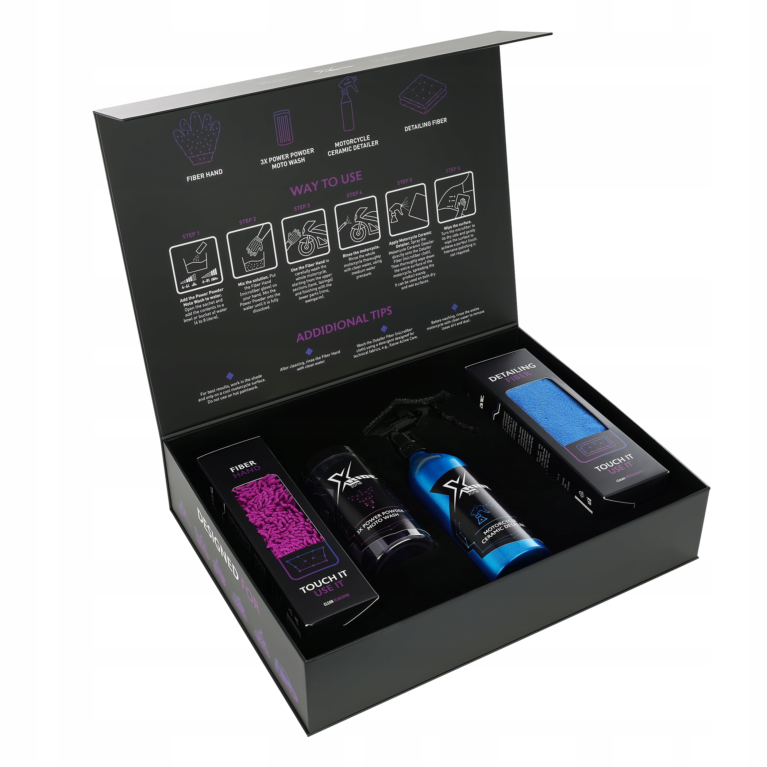 Motorcycle Detailing Set Sada na detailing motocykla Xzone Ride