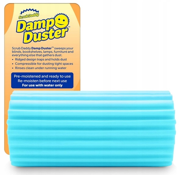 Houbička Scrub Daddy Damp Duster Originální Pro Čištění, Modrá