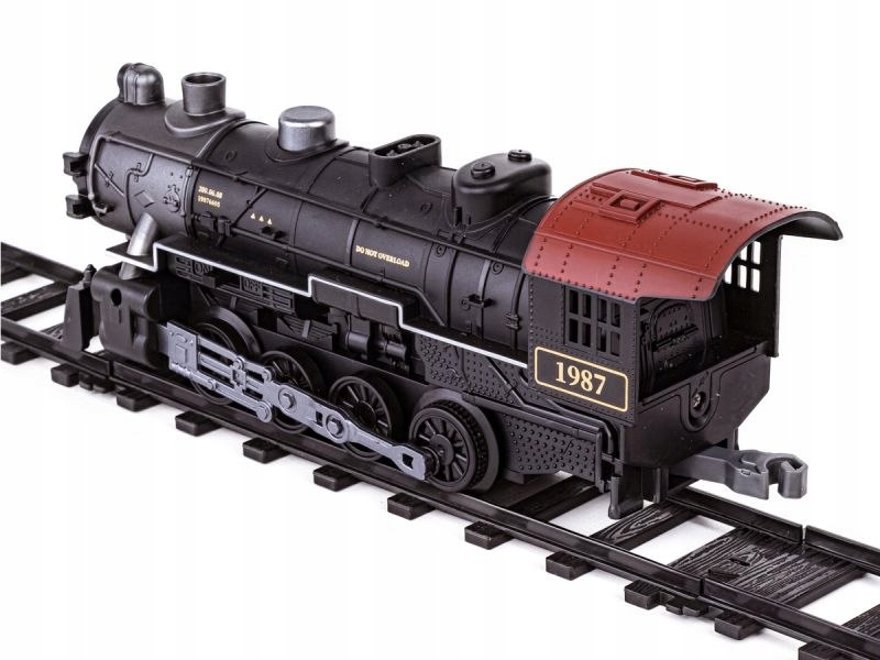 KOLEJKA ELEKTRYCZNA FENFA PARA DYM PILOT ZDALNY LOKOMOTYWA POCIĄG TOWAROWY Seria kolejki