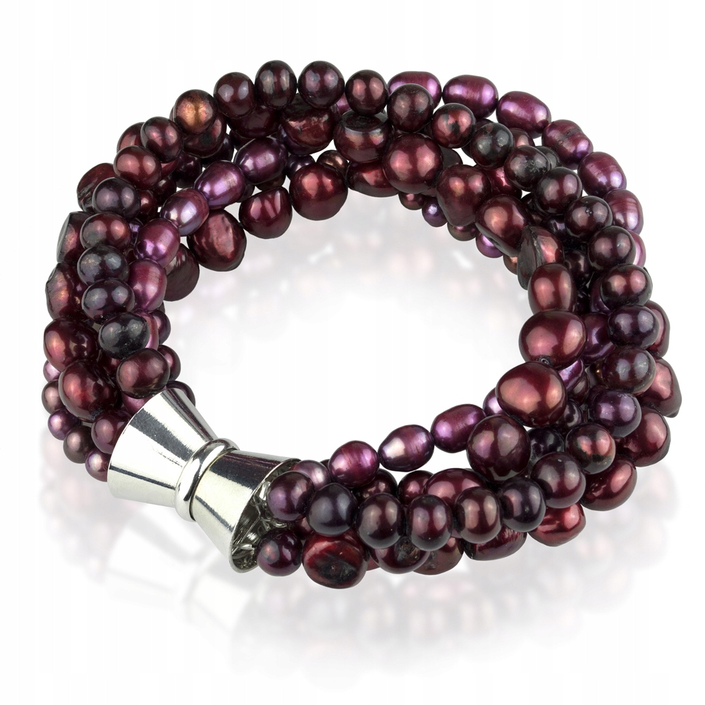 6-ŘADÝ Náramek Ze Sladkovodních Perel