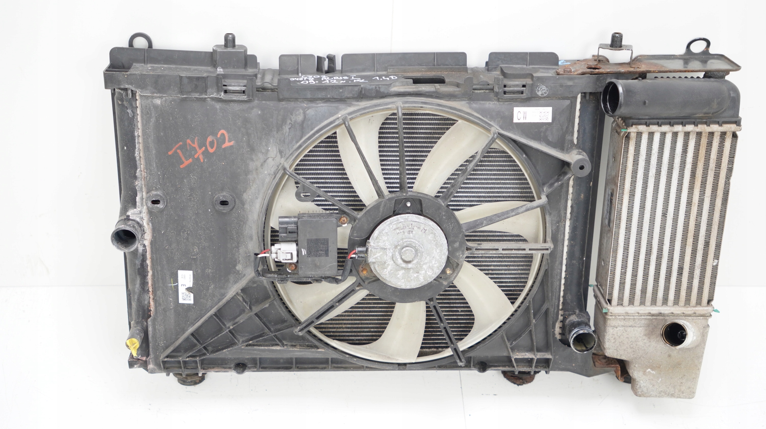 KOMPLET CHŁODNIC TOYOTA AURIS I FL 09-12R 1.4D Typ samochodu Samochody osobowe