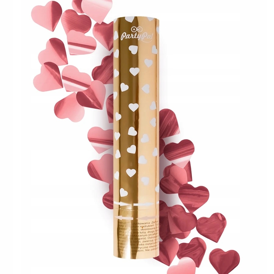 

Wystrzałowe Konfetti serca rose gold