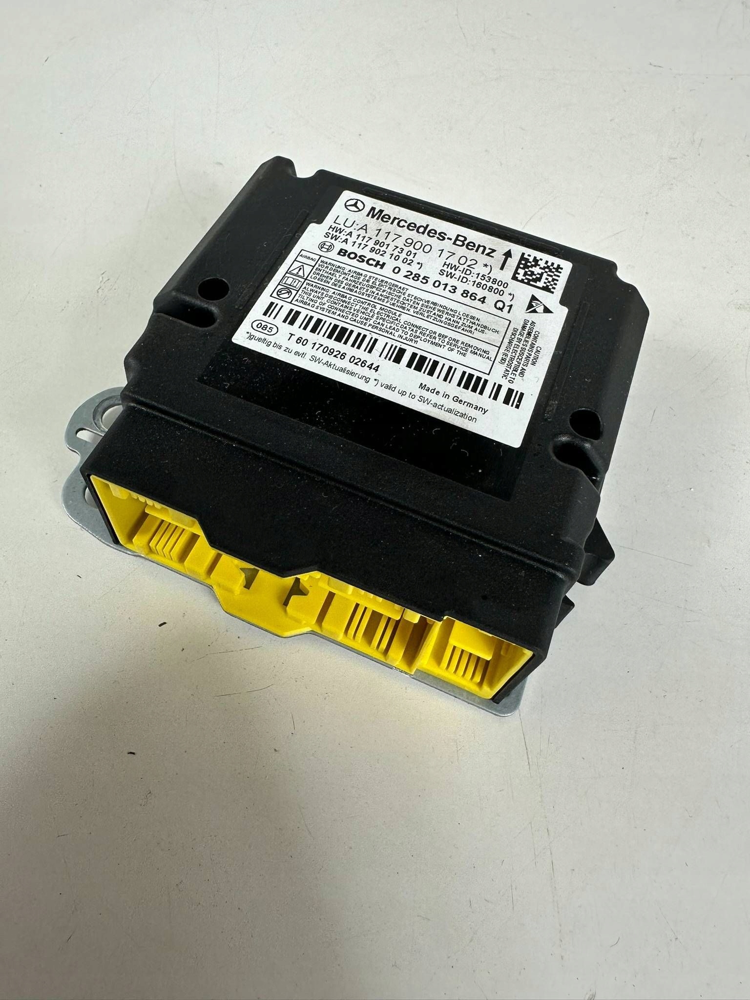 Mercedes-Benz GLA W156 2017 control unit / module airbag A1179001702
