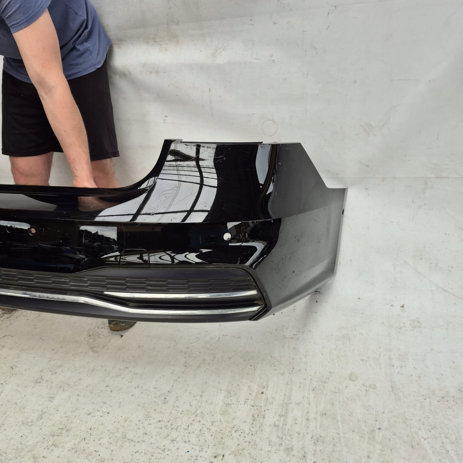 AUDI A7 4K8 S-LINE SPORTBACK 18- bumper rear part rear PDC