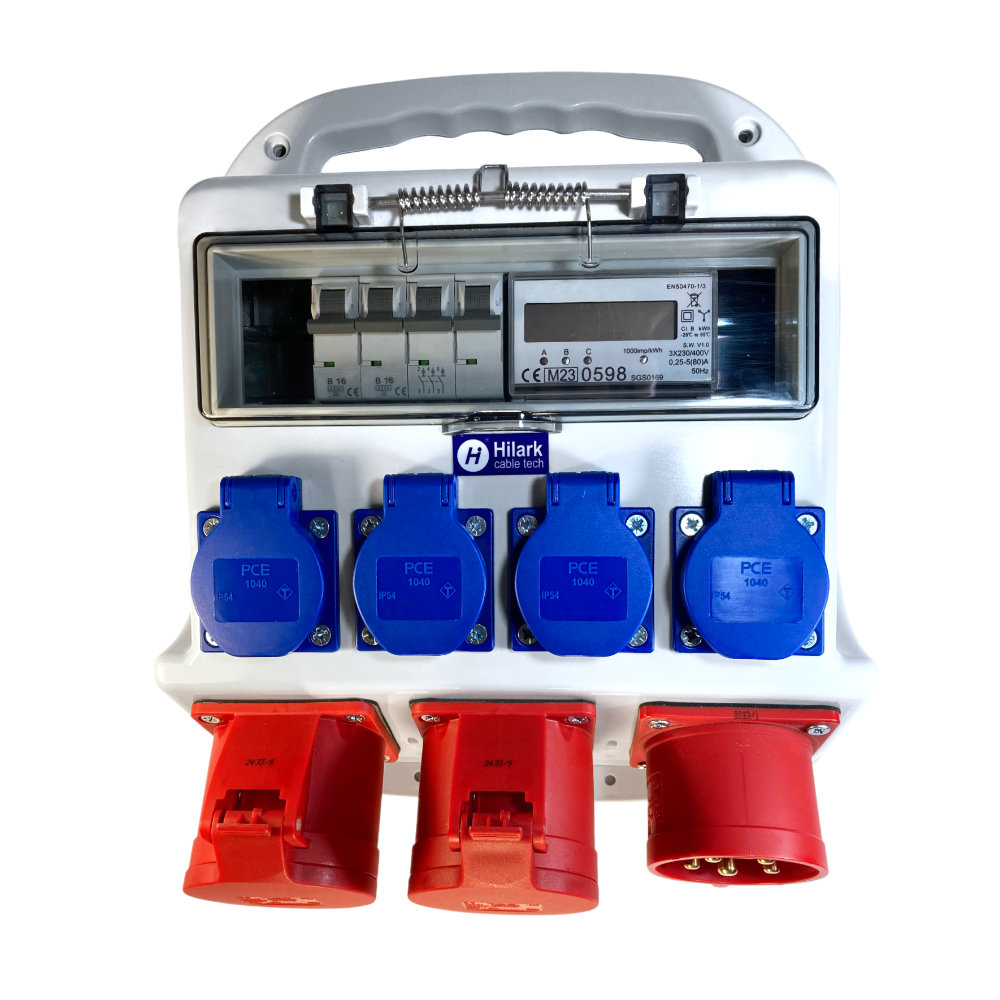 Stavebný rozvádzač, poistkový merač B16 3P a 1P 2x16A 400V 4x230V