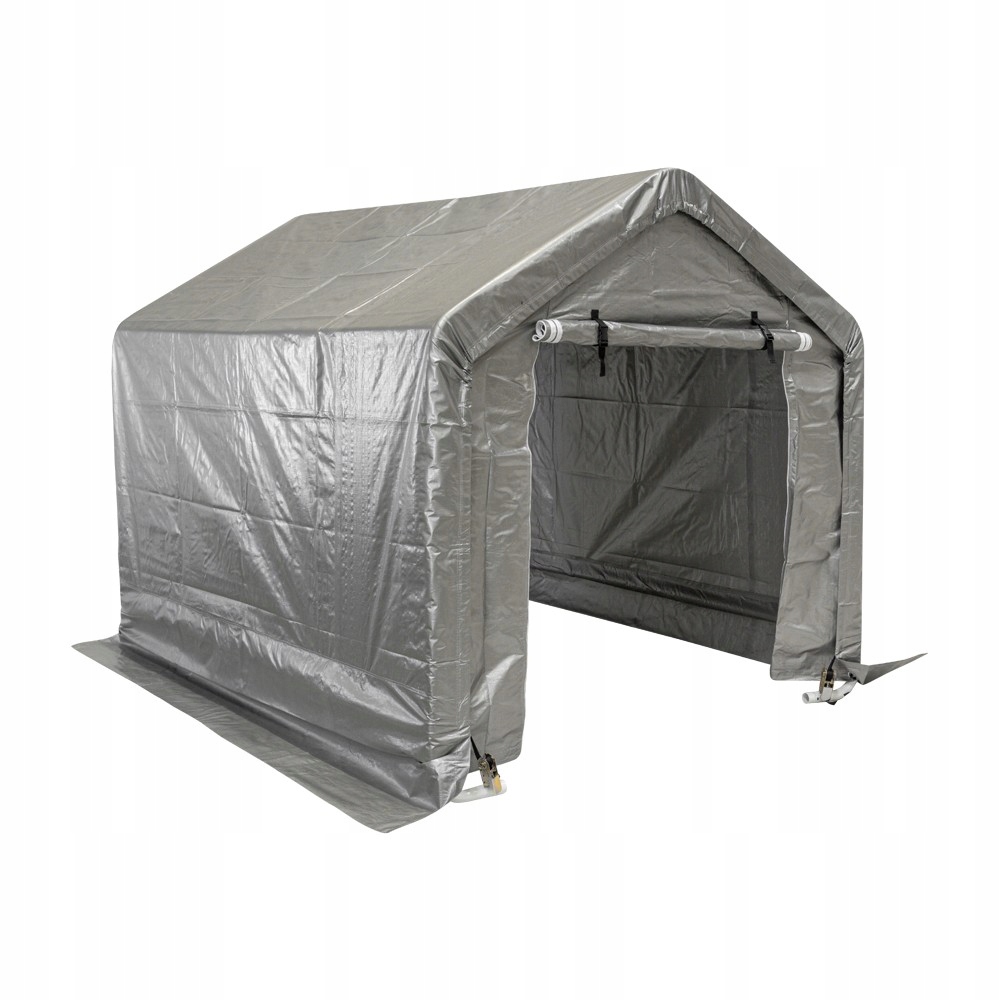 Namiot garażowy PE 180x240x180 szary - NG 7