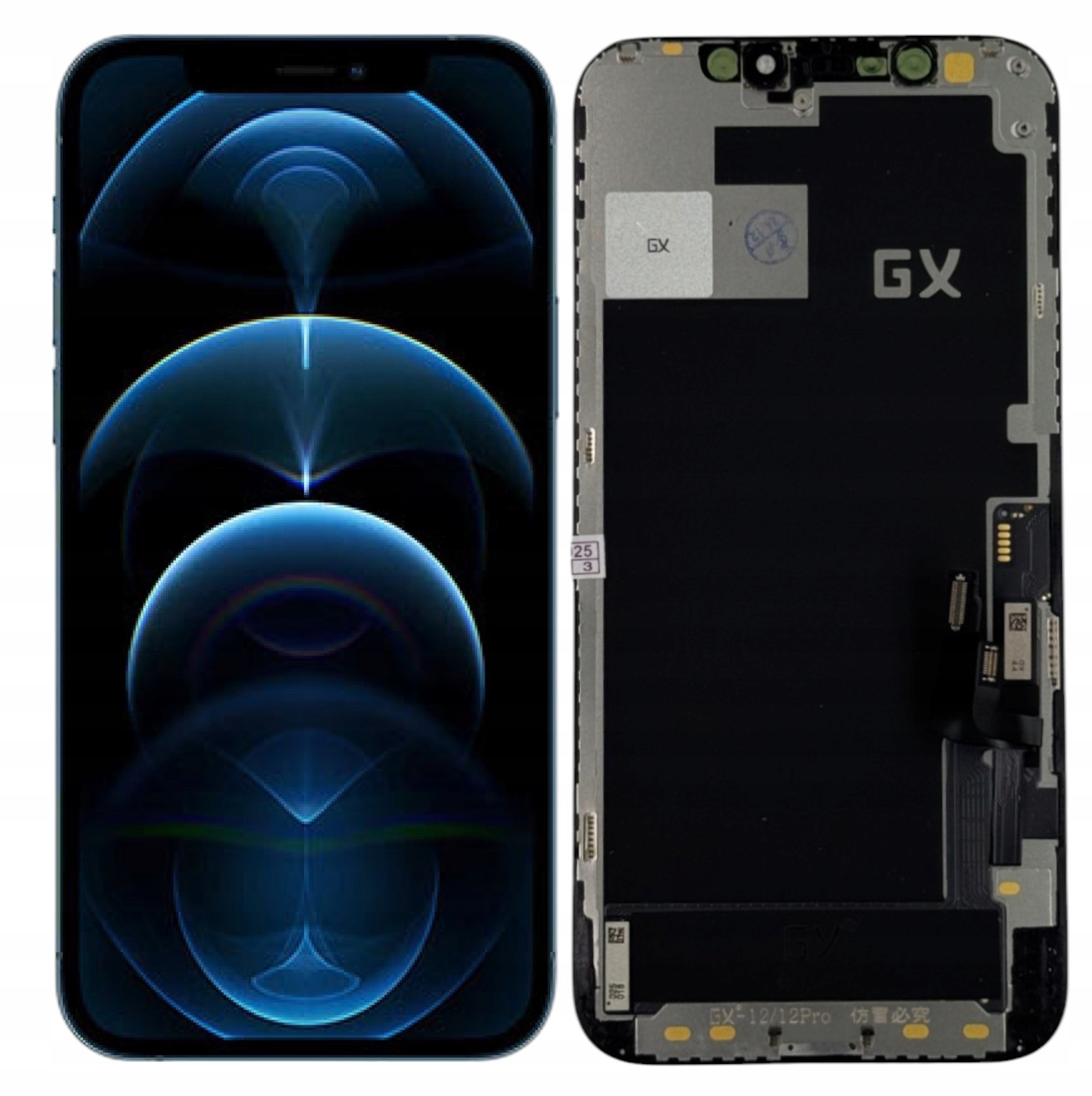 Displej iPhone 12 12 Pro Oled Soft Premium Dotyk Vyměnitelný Čip IC