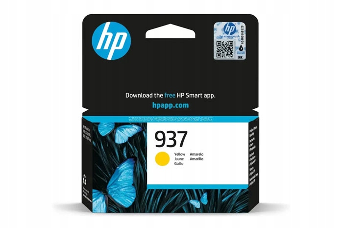 Originální inkoust Yellow Hp 937 (4S6W4NE)