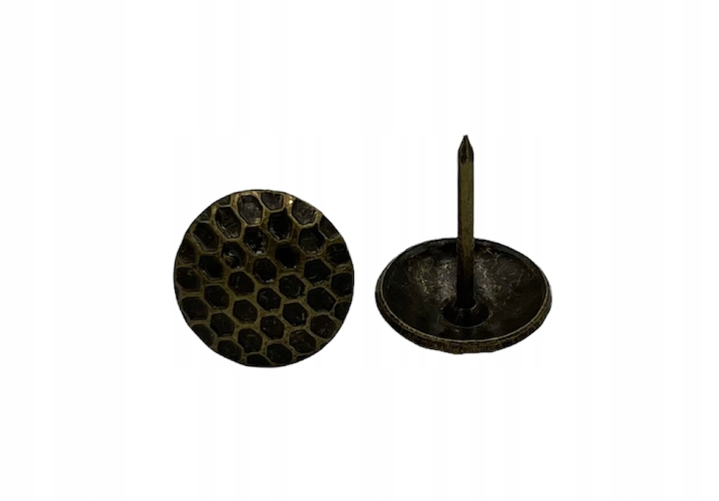 

Guziki Tapicerskie pinezki mosiądz 16 mm 30 szt