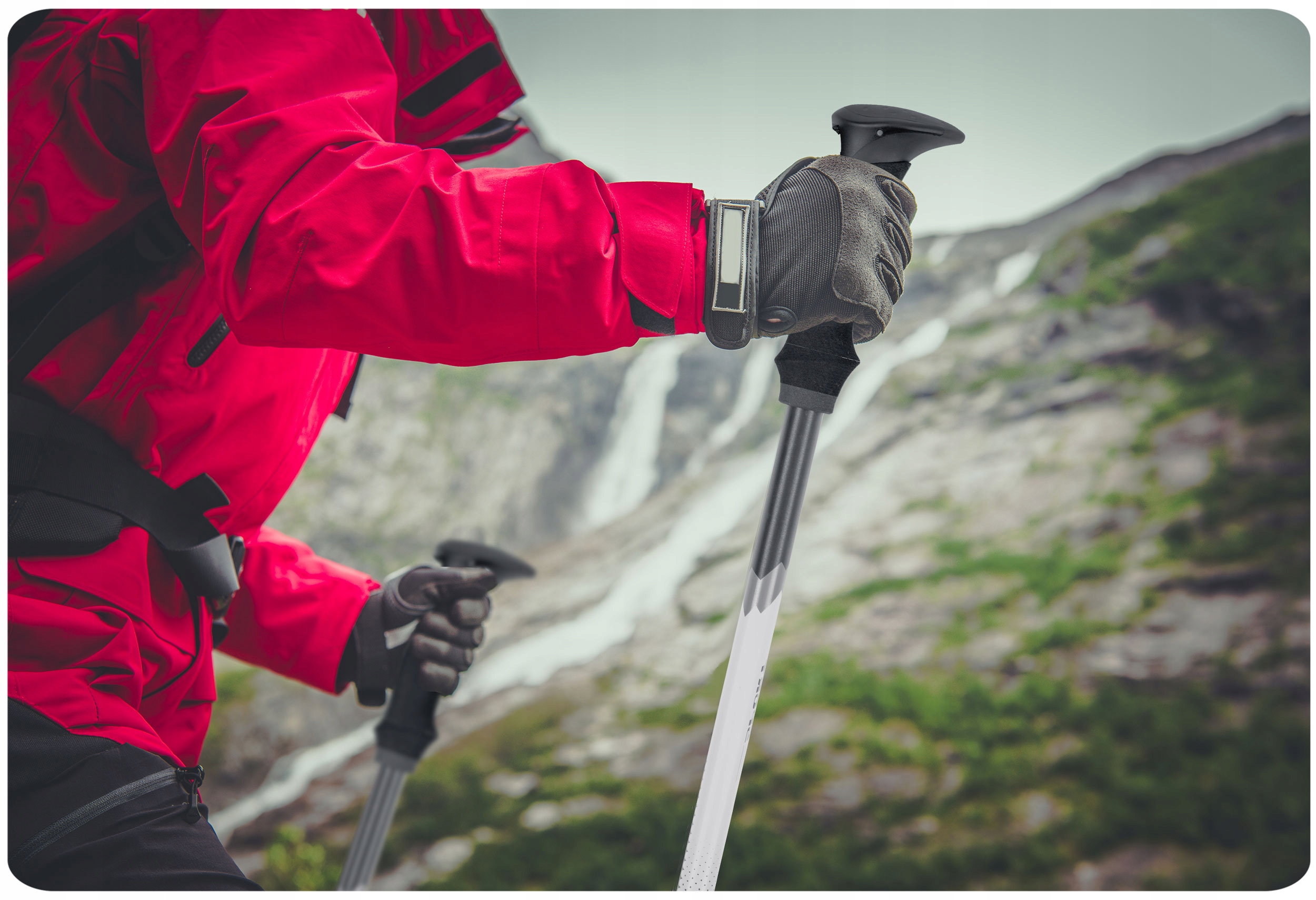 KIJKI DO NORDIC WALKING KIJE TREKKINGOWE DO CHODZENIA W GÓRY 65-135cm 2szt. Kod producenta 138100