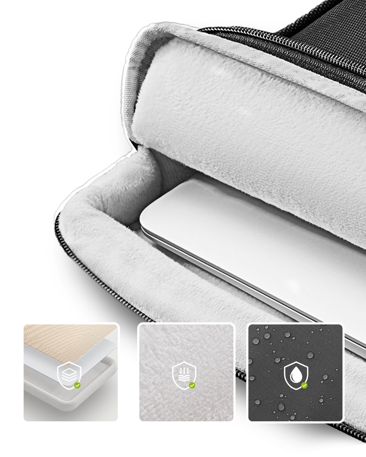 INNOSTYLE TORBA NA LAPTOPA 14" WODOODPORNA ETUI CASE OMNIPROTECT CZARNA Kolor Czarny