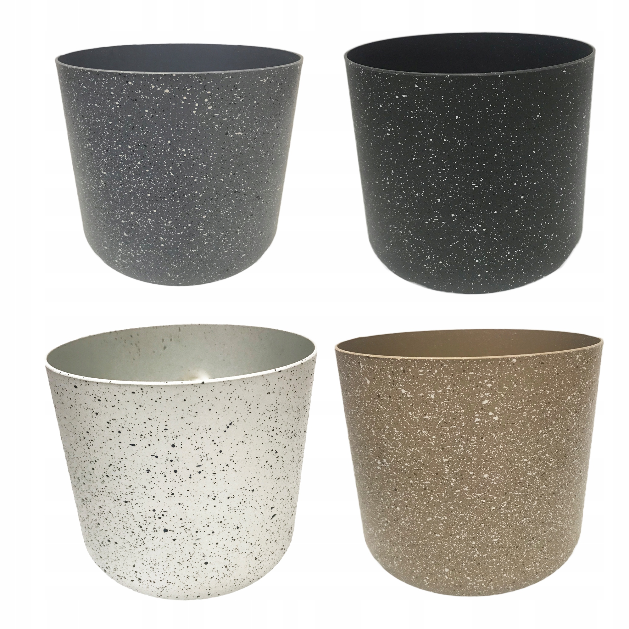 DONICZKA OSŁONKA PLASTIKOWA OKRĄGŁA NA KWIATY MIX