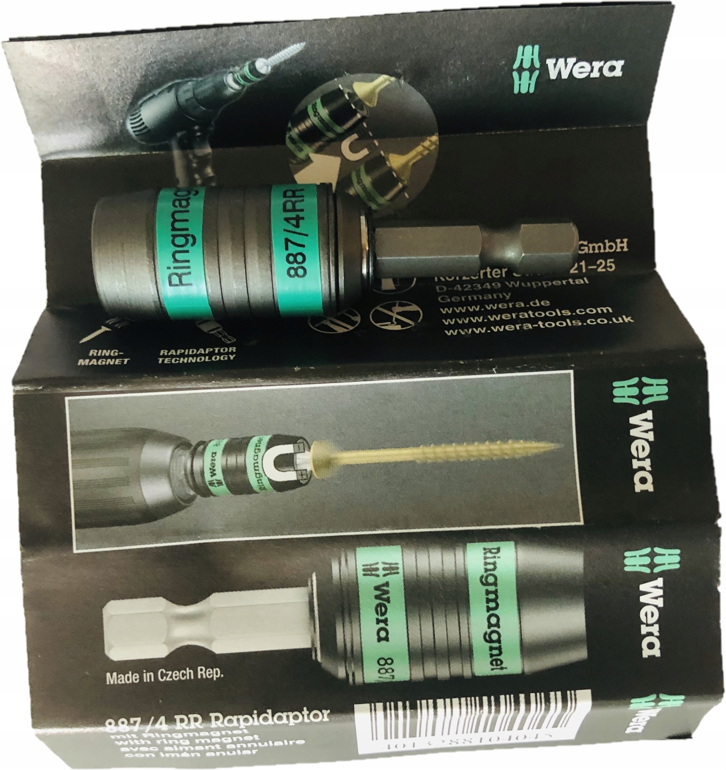 Wera Uchwyt magnetyczny bitow 1 4 RAPIDAPTOR Brand Wera