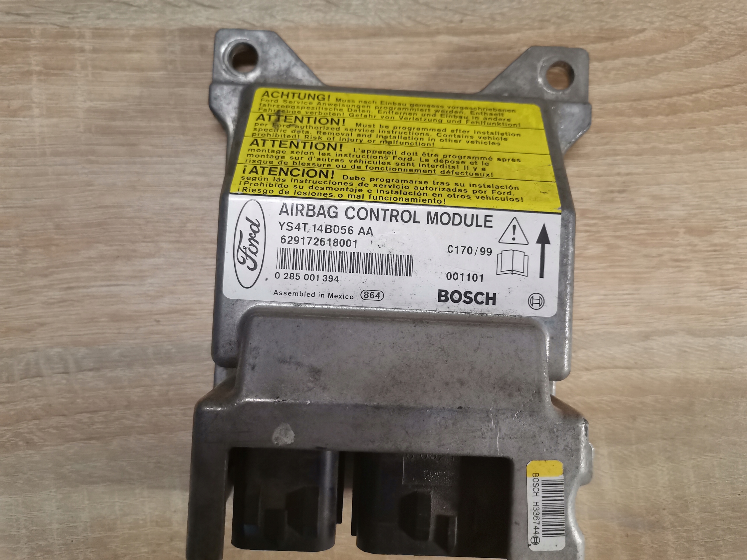 module SENSOR airbag FORD FOCUS MK1 YS4T-14B056-AA