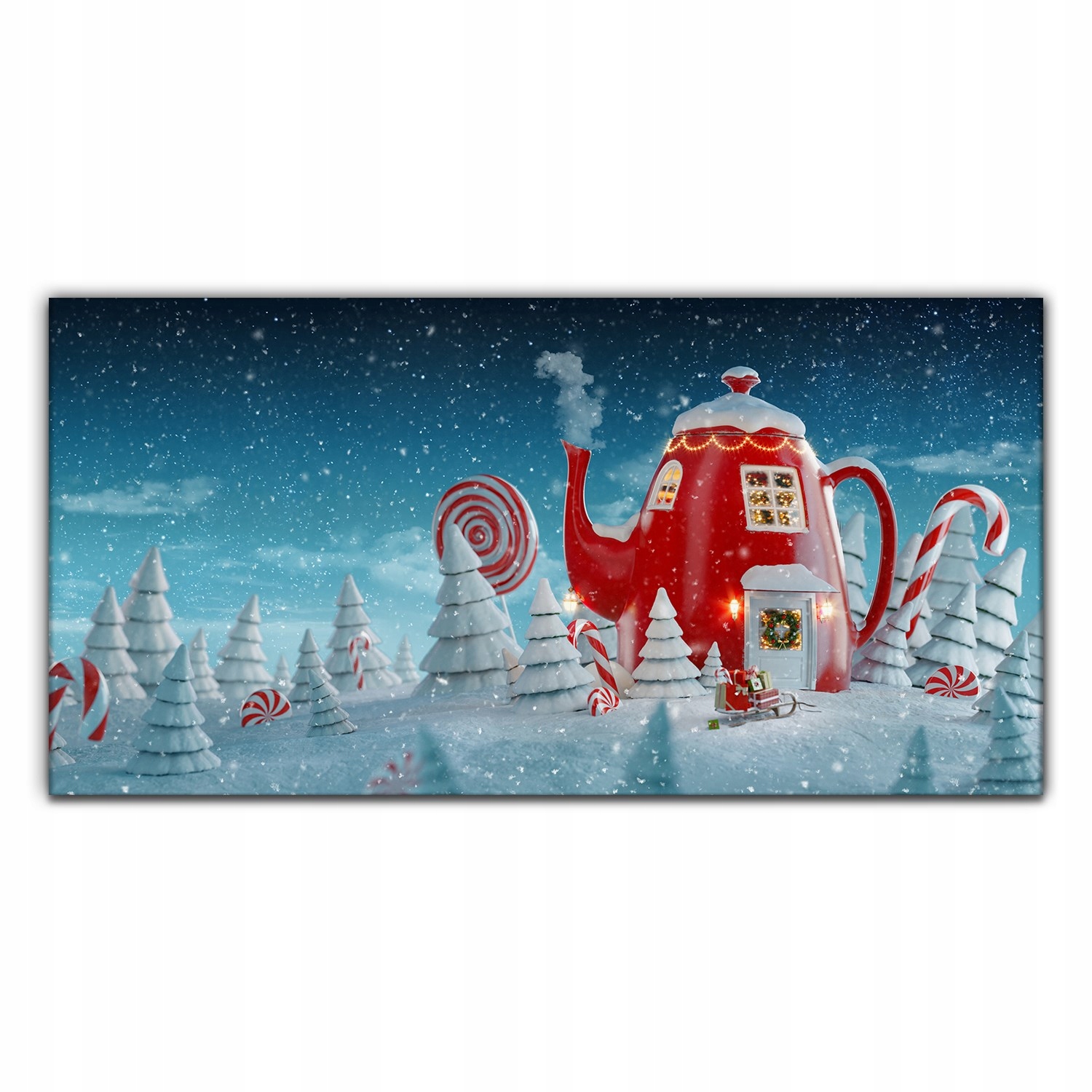 

Nowoczesny obraz na płótnie Domek wróżki 140x70 cm