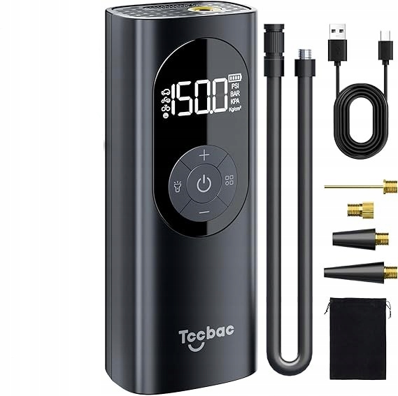 Elektrická kompresorová pumpa Inflator Bezdrátová akumulátorová