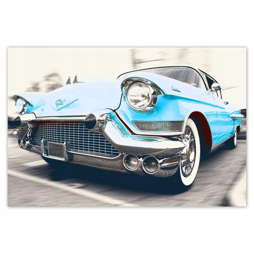 

Plakaty 60x40 Niebieski Cadillac