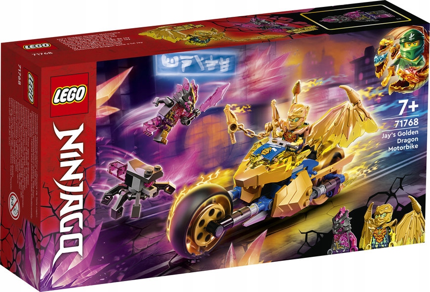 

Lego Ninjago Złoty smoczy motocykl Jaya 71768