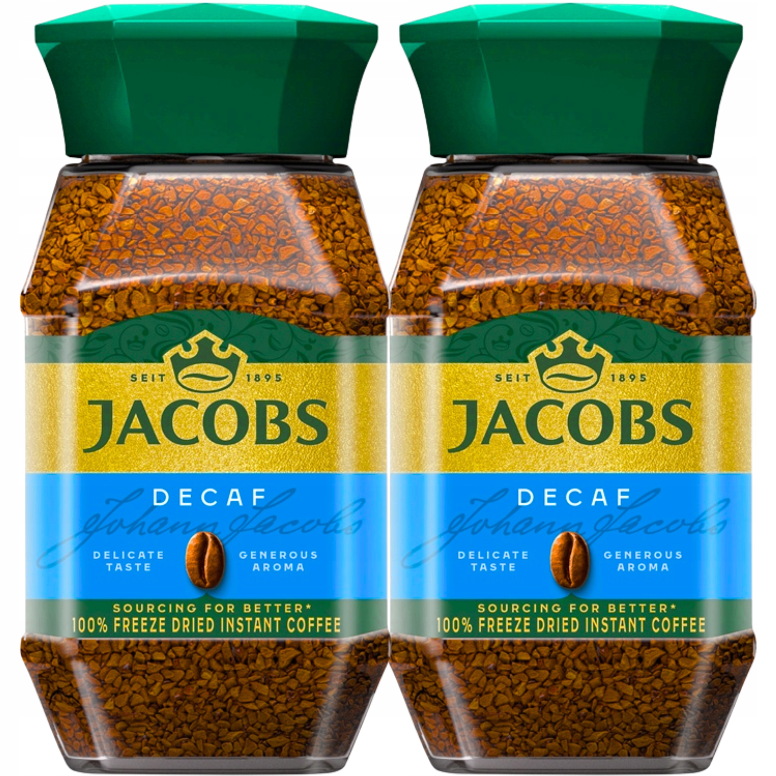 Jacobs Krönung Bezkofeinová Káva bez kofeinu 100g 2 ks