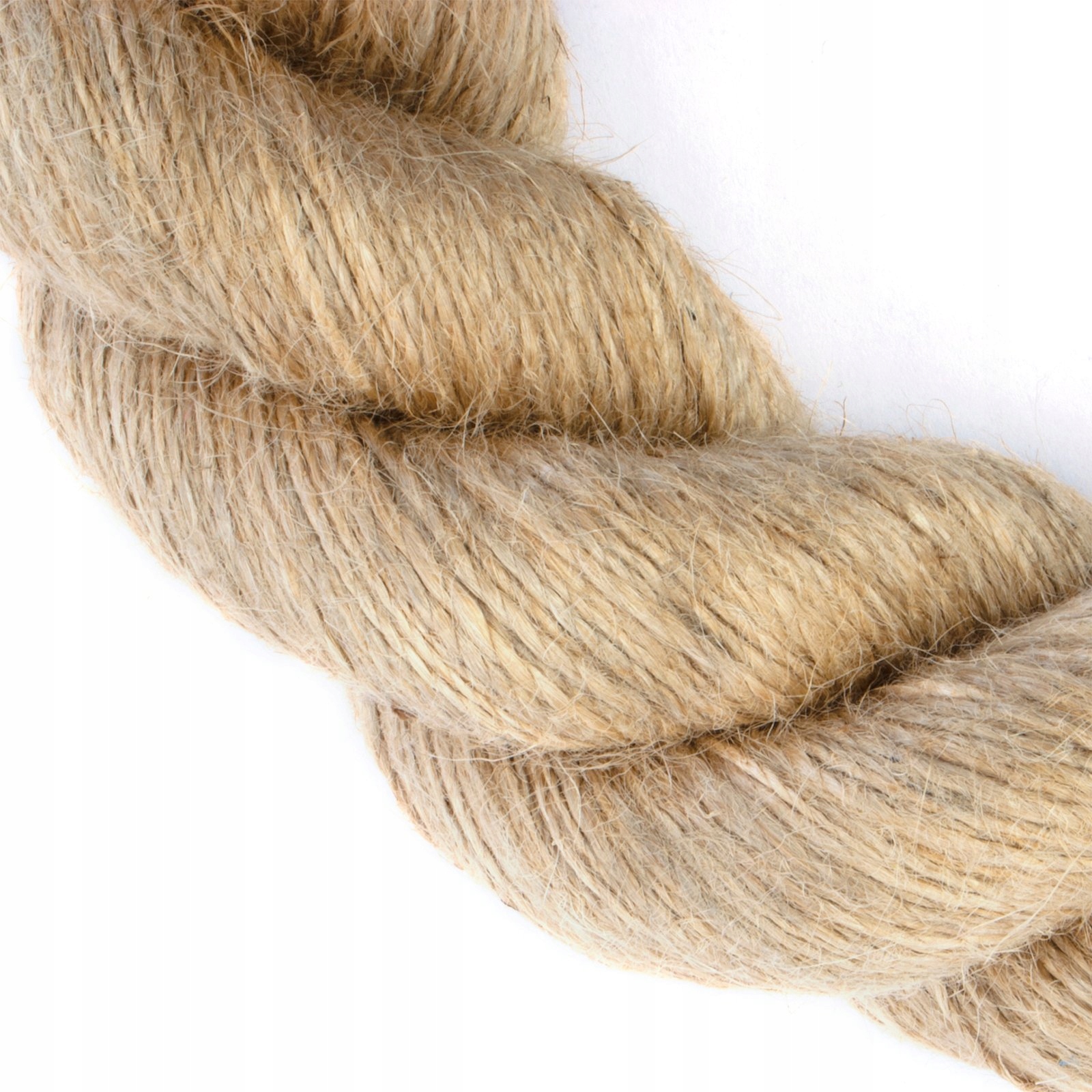 Lano Jutové lanko Juta Univerzálna Prírodná Dekoratívna Námornícka 50 mm 25 m