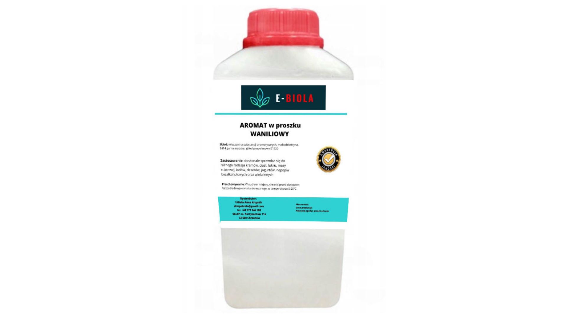 Aroma V Prášku – Vanilka Potravinářská Cukrářství 1 Kg