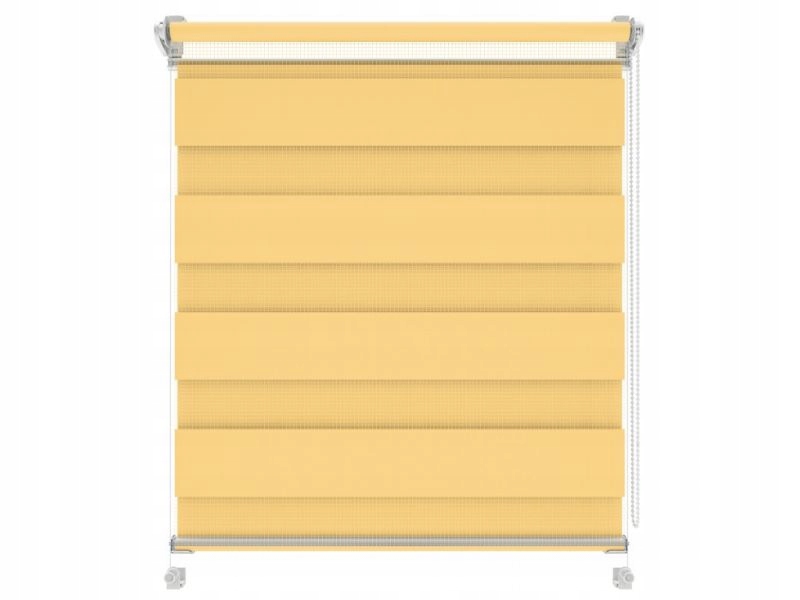 

Roleta 78x150 Dzień i Noc jasnoszara Pomarańczowa