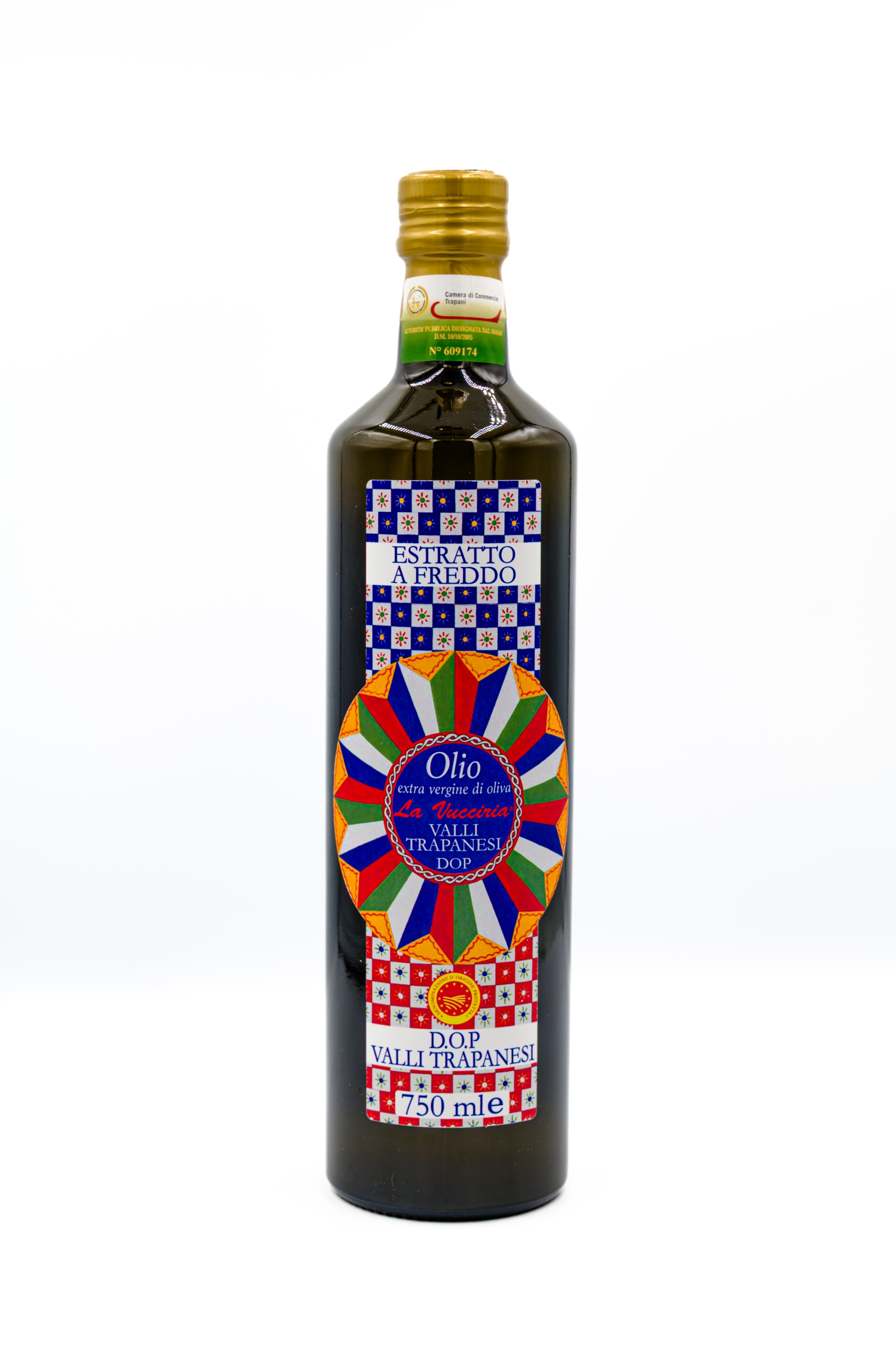 Włoska oliwa Evoo z Sycylii 750ML Dop Premium Valli Trapanesi 2025/2026