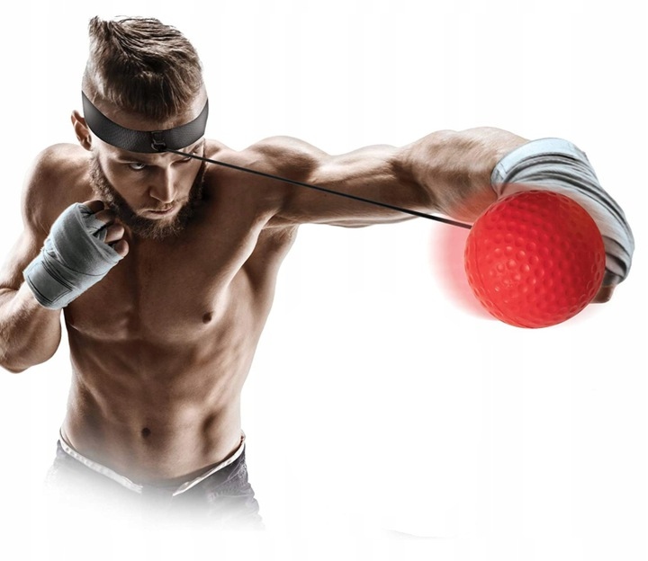 3 x Piłka Refleksowa FIGHT REFLEX BALL Refleksówka Model brak