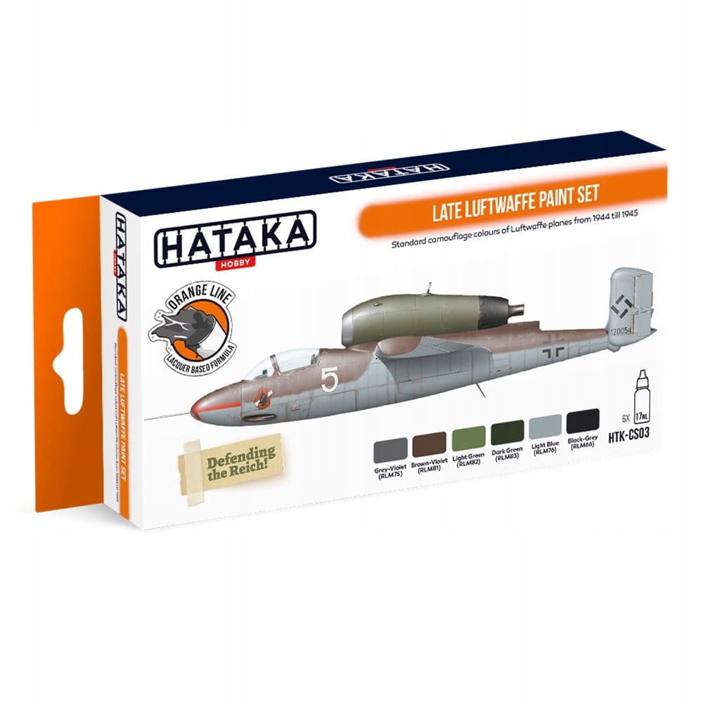 Hataka CS03 Pozdní Luftwaffe paint set
