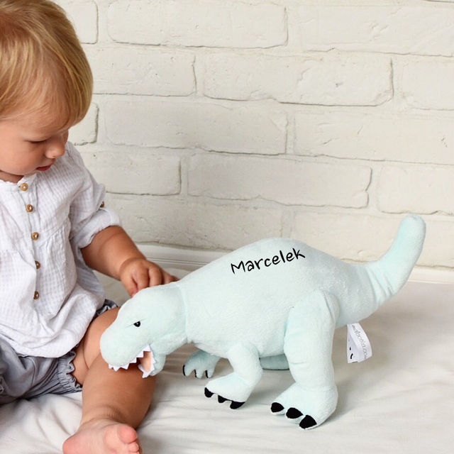 

Miętowy Dinozaur pluszowy- Tyrannosaurus Rex- Melo