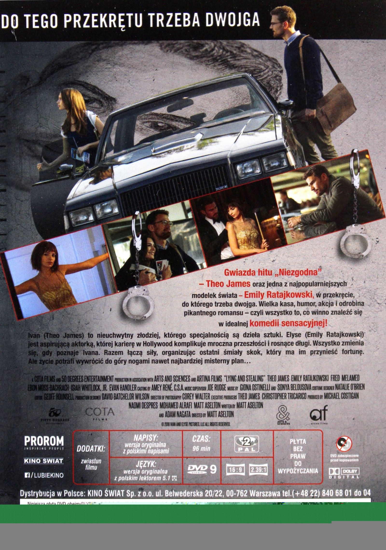 ZŁODZIEJ I OSZUSTKA (DVD) Stan opakowania oryginalne