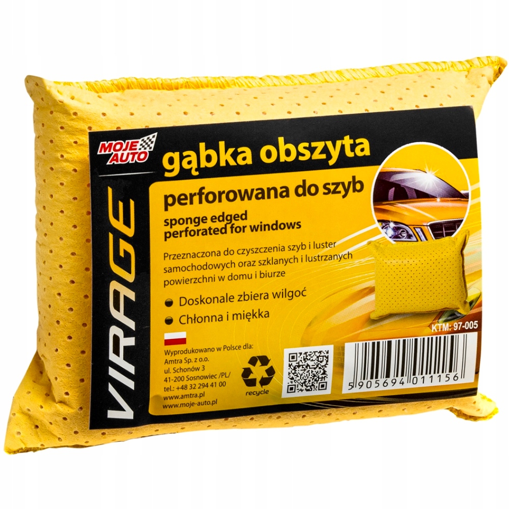 GĄBKA PERFOROWANA DO SZYB MOJE AUTO IRCHA 97-005