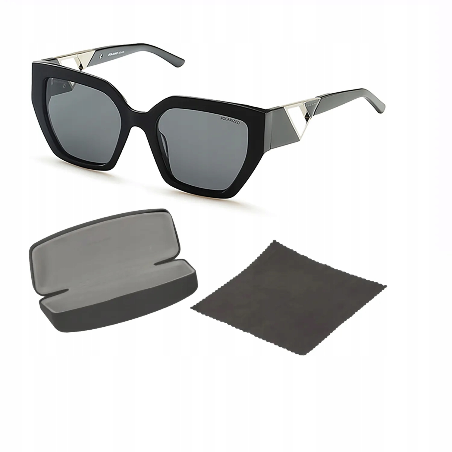 Solano SS90197A Černé dámské polarizační sluneční brýle