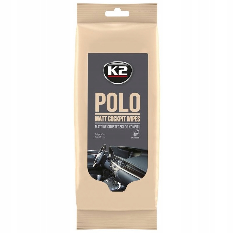 

K2 Polo Matt Wipes ściereczki do kokpitu 24 szt.