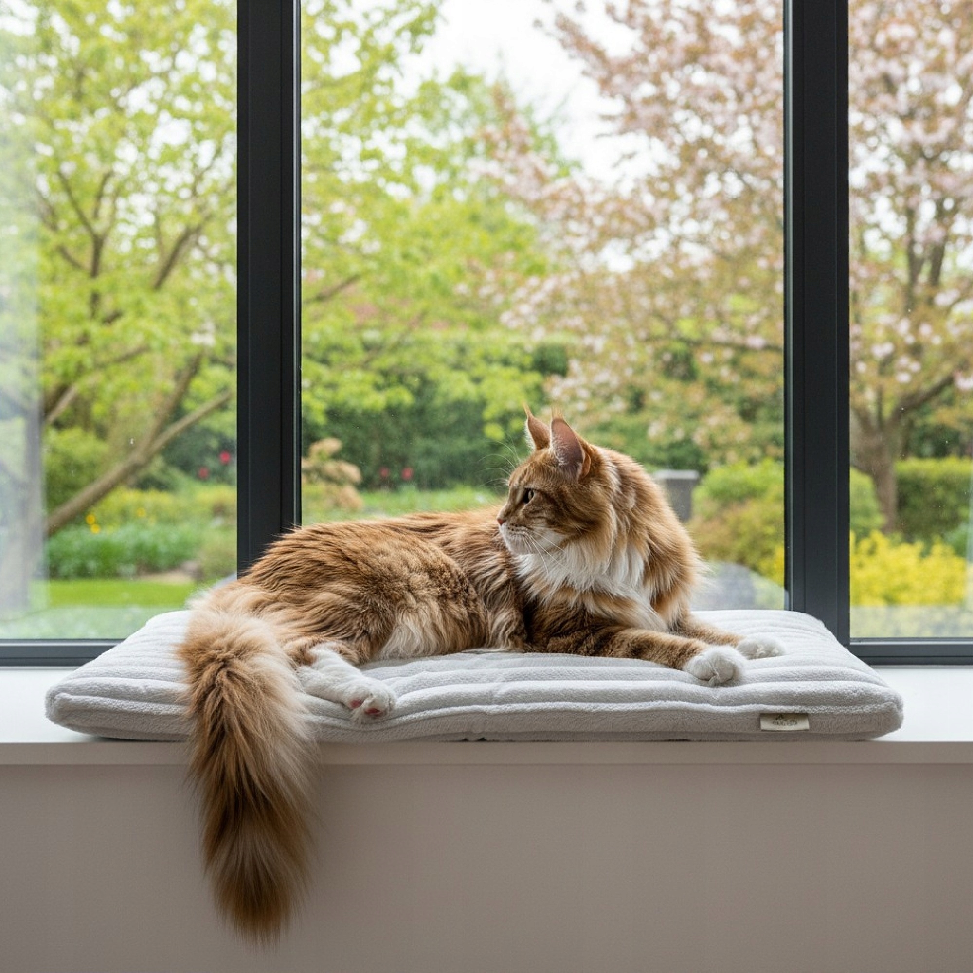 Pelíšek pro kočky na parapet Podložka Kožíšek Premium výběr barev 80x28 cm