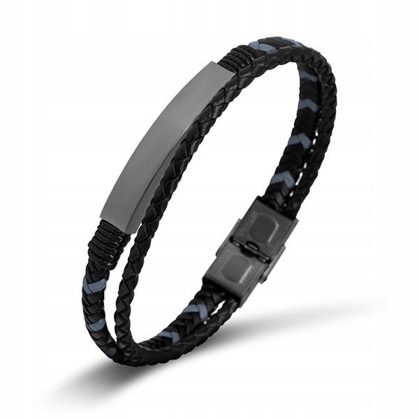 Pánský kožený náramek PR629.5BL Pierre Ricaud