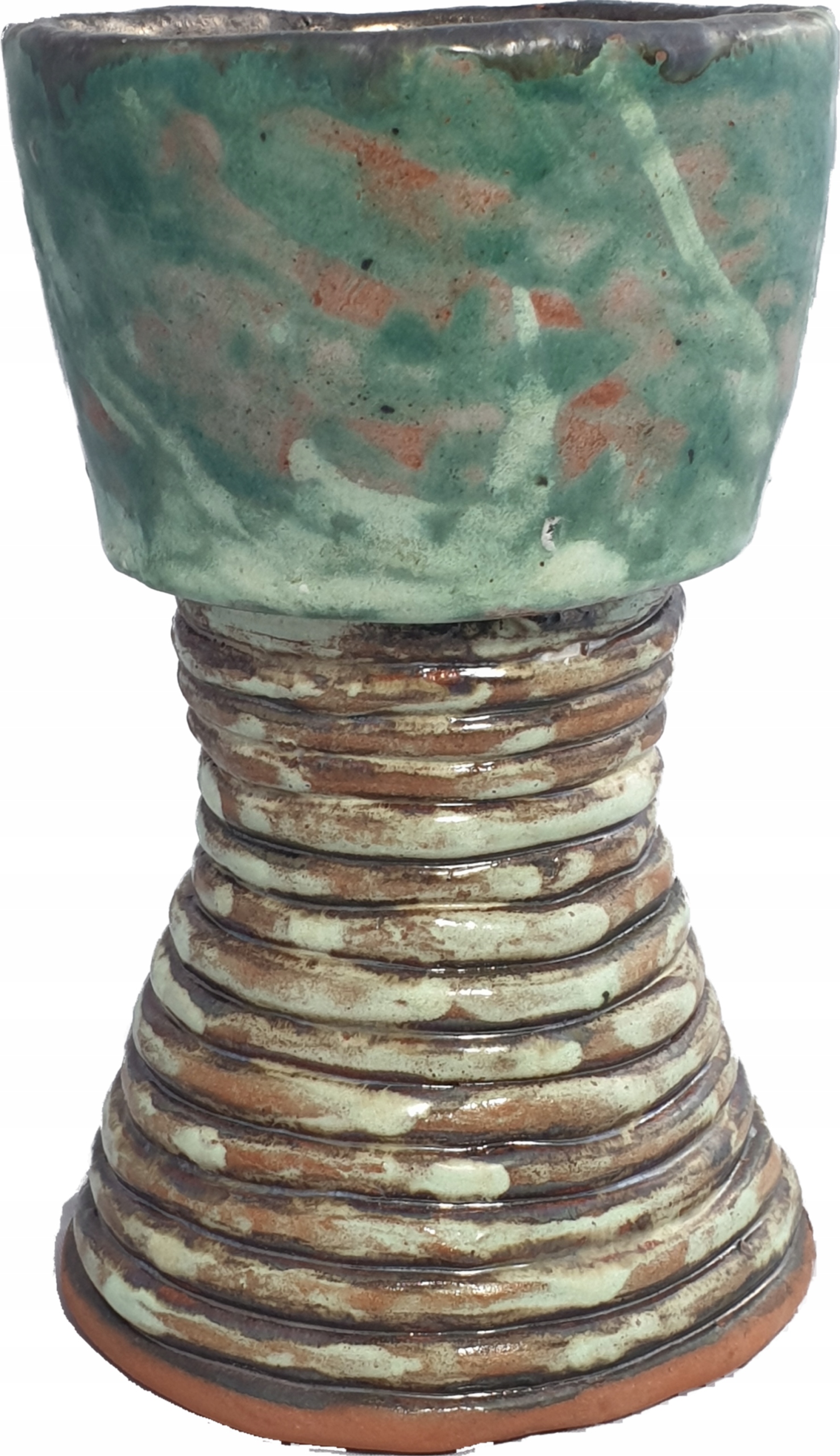 świecznik ceramiczny ręcznie robiony