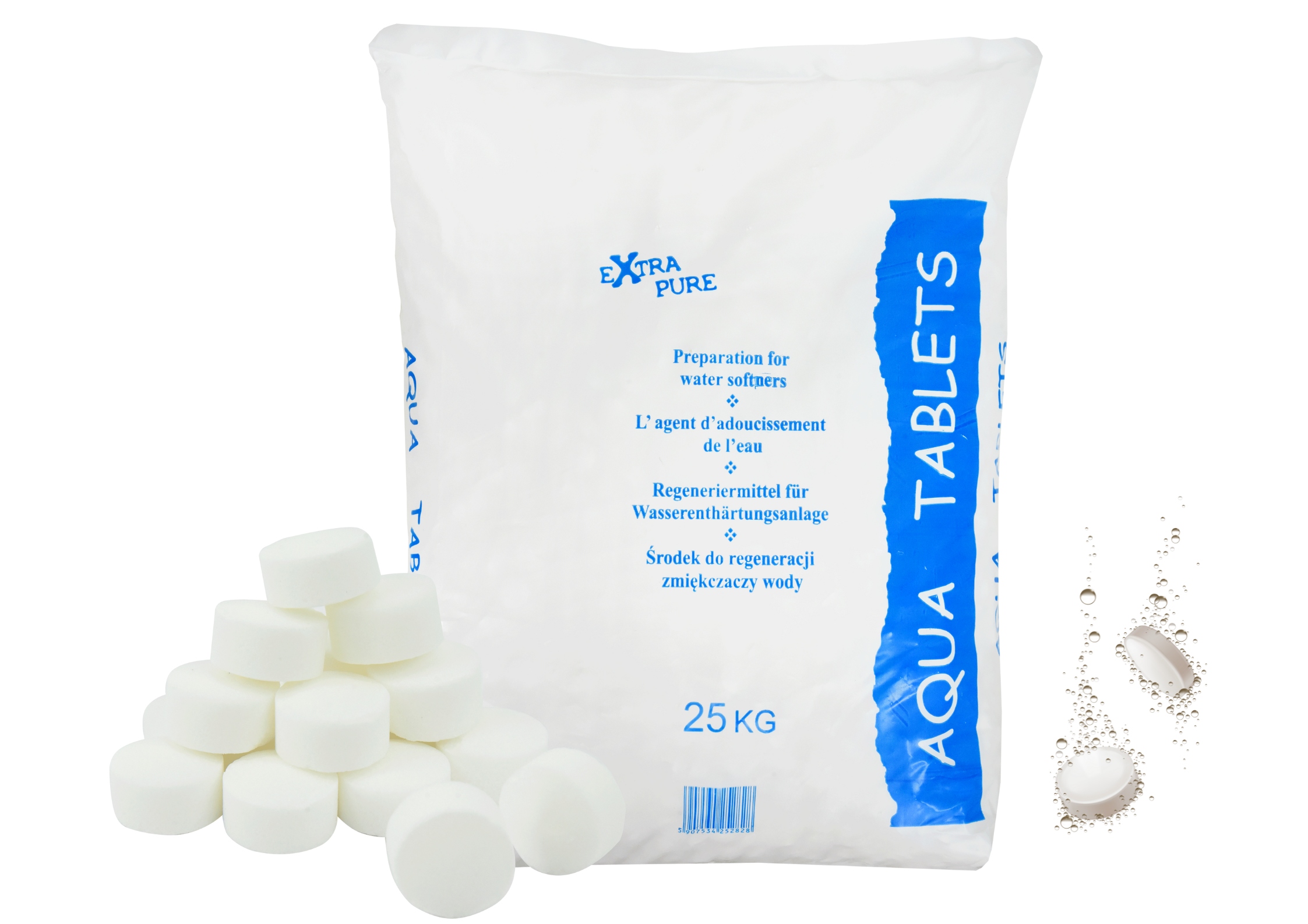 Tabletki solne do systemów zmiękczania wody 25 kg