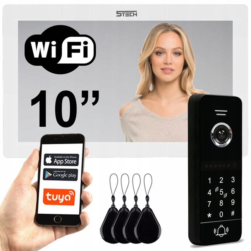 Wideodomofon IP 5TECH VERUS LCD 10 wifi NOWY MODEL