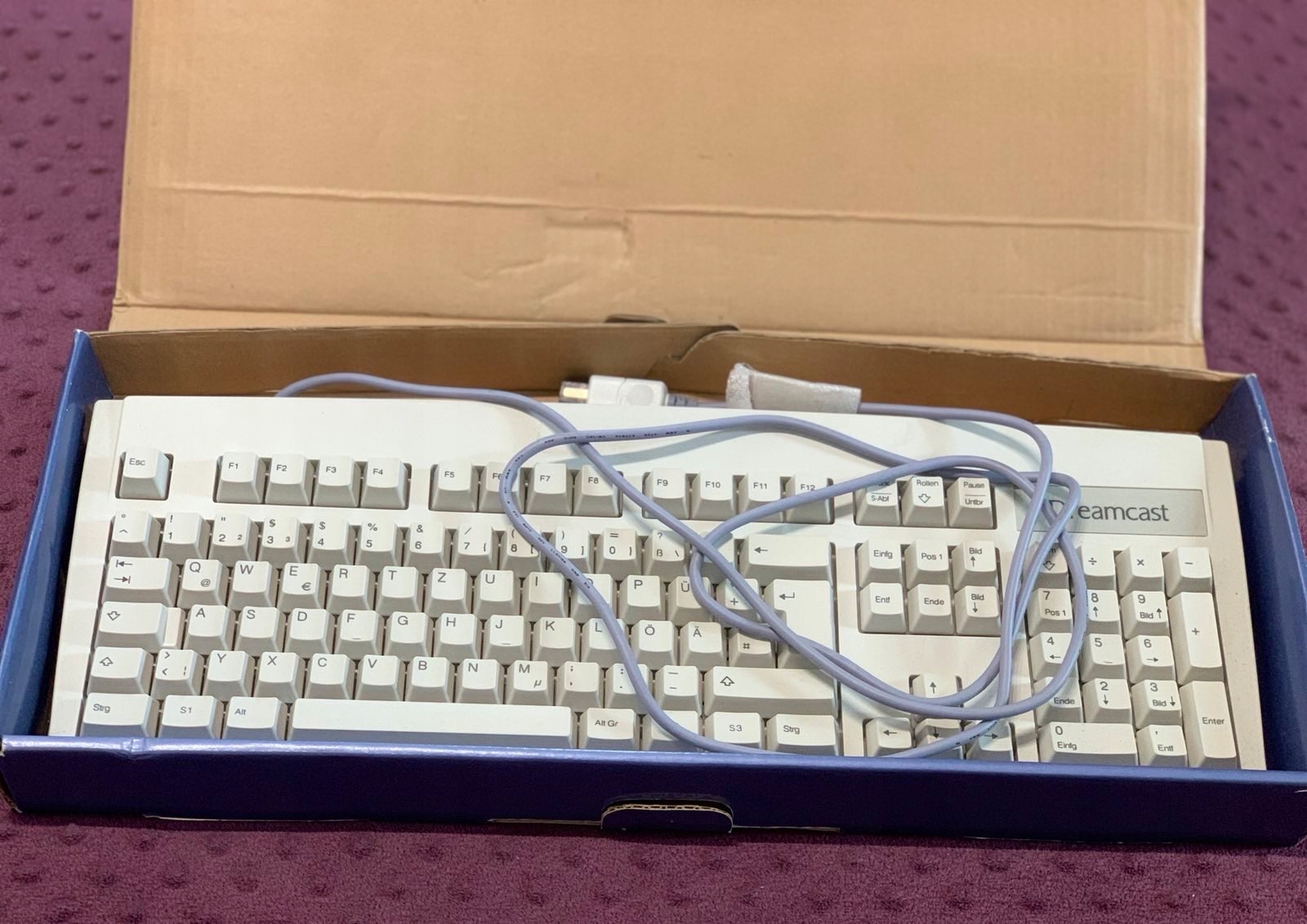 Sega Dreamcast Keyboard Klawiatura Box