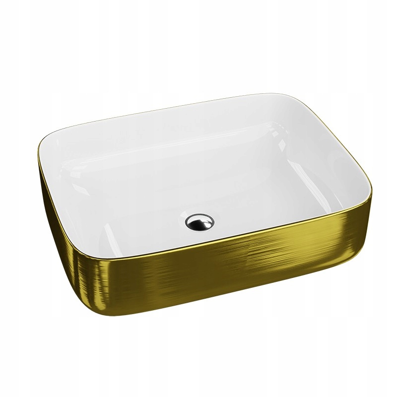 Umývadlo na dosku Galera Brushed Gold – elegancia a funkčnosť