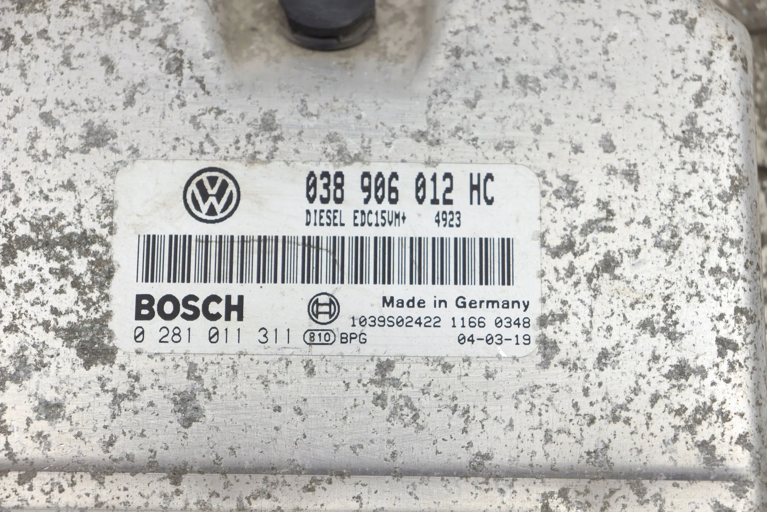SKODA OCTAVIA e MK1 Centralina computer Motore ECU 038906012HC 0281011311