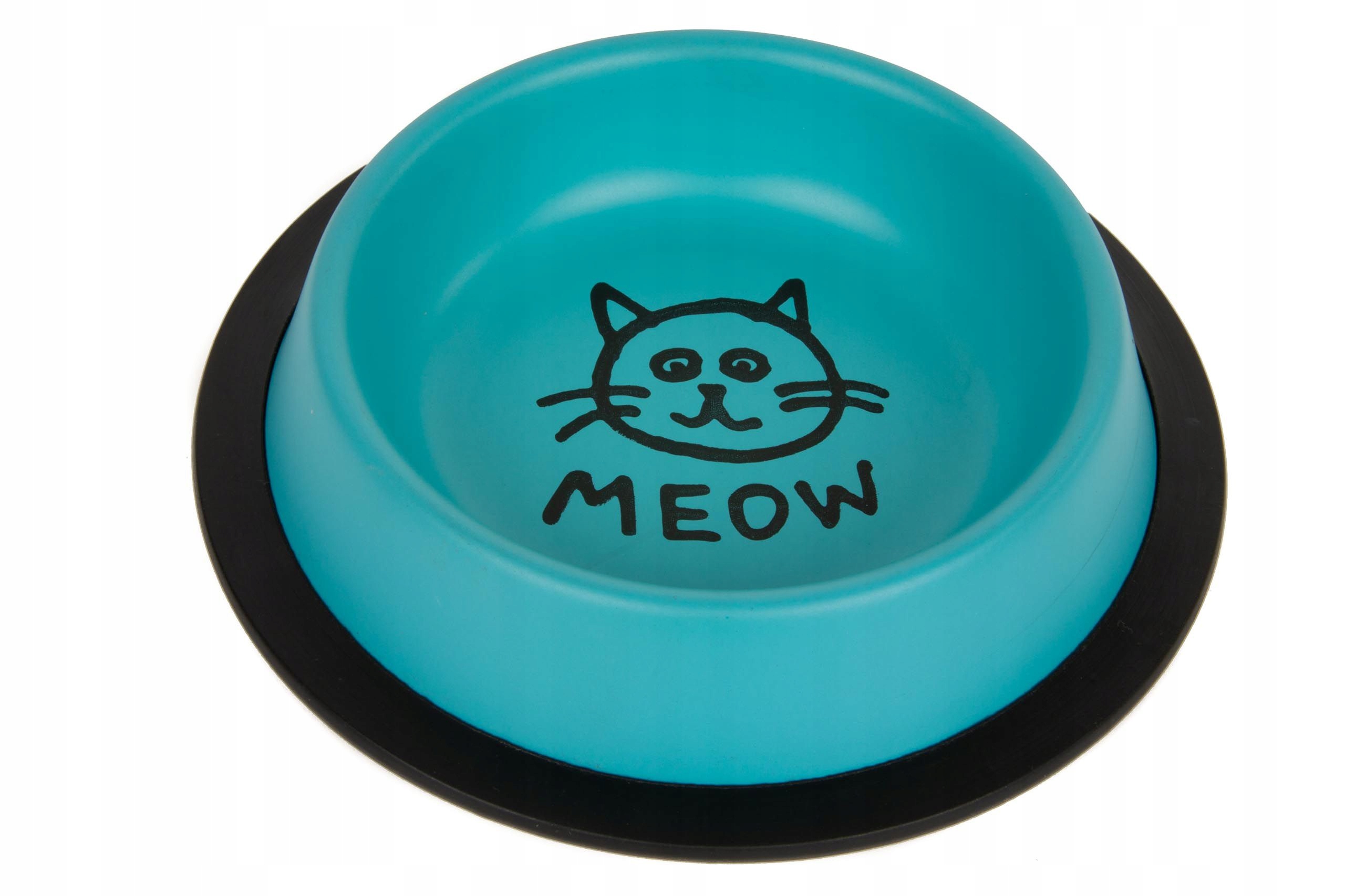 

Miska metalowa dla kota Meow Turkusowa 0,47L