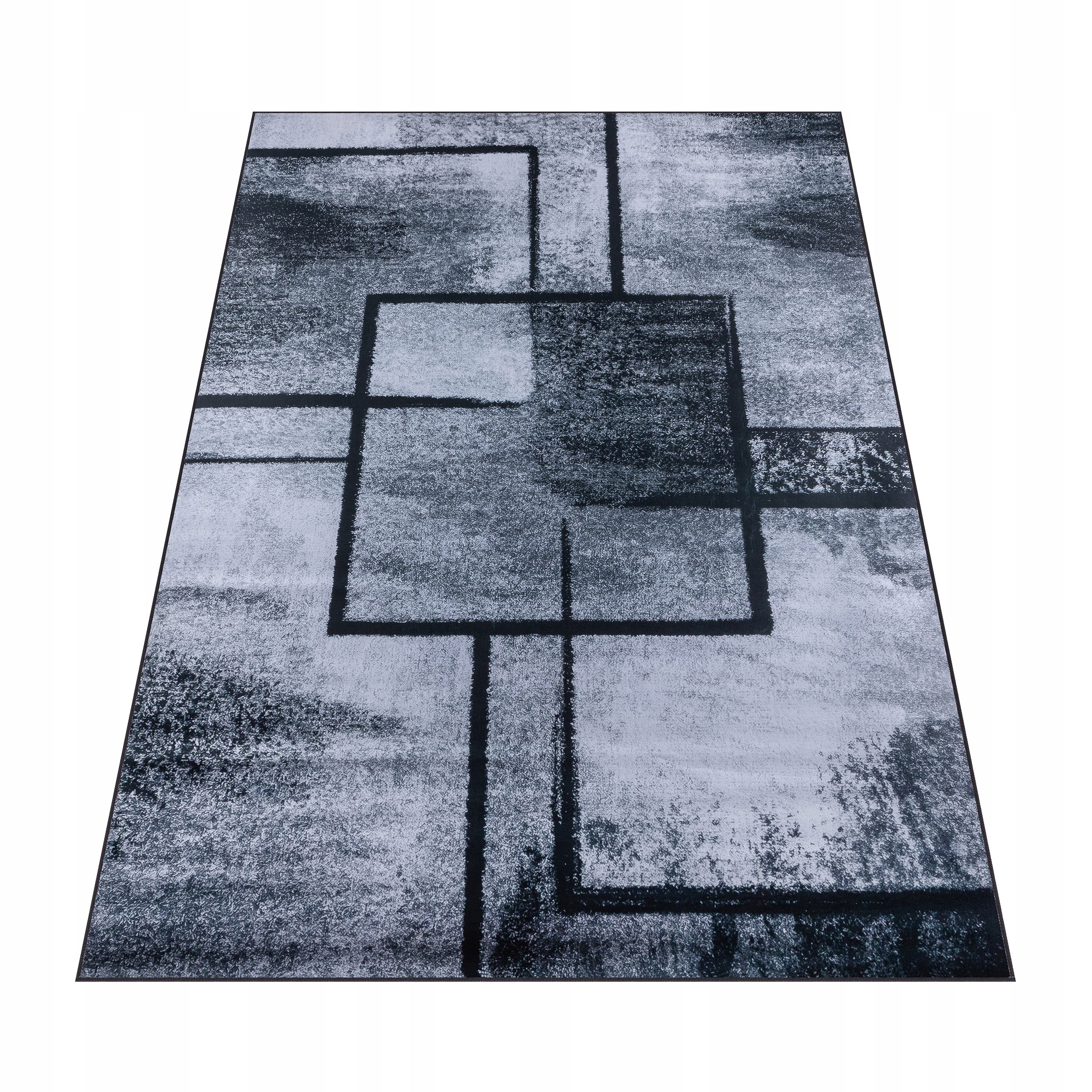 Koberec 200X300 Šedý Protišmykový Loft Do Obývačky Módny Elegantný