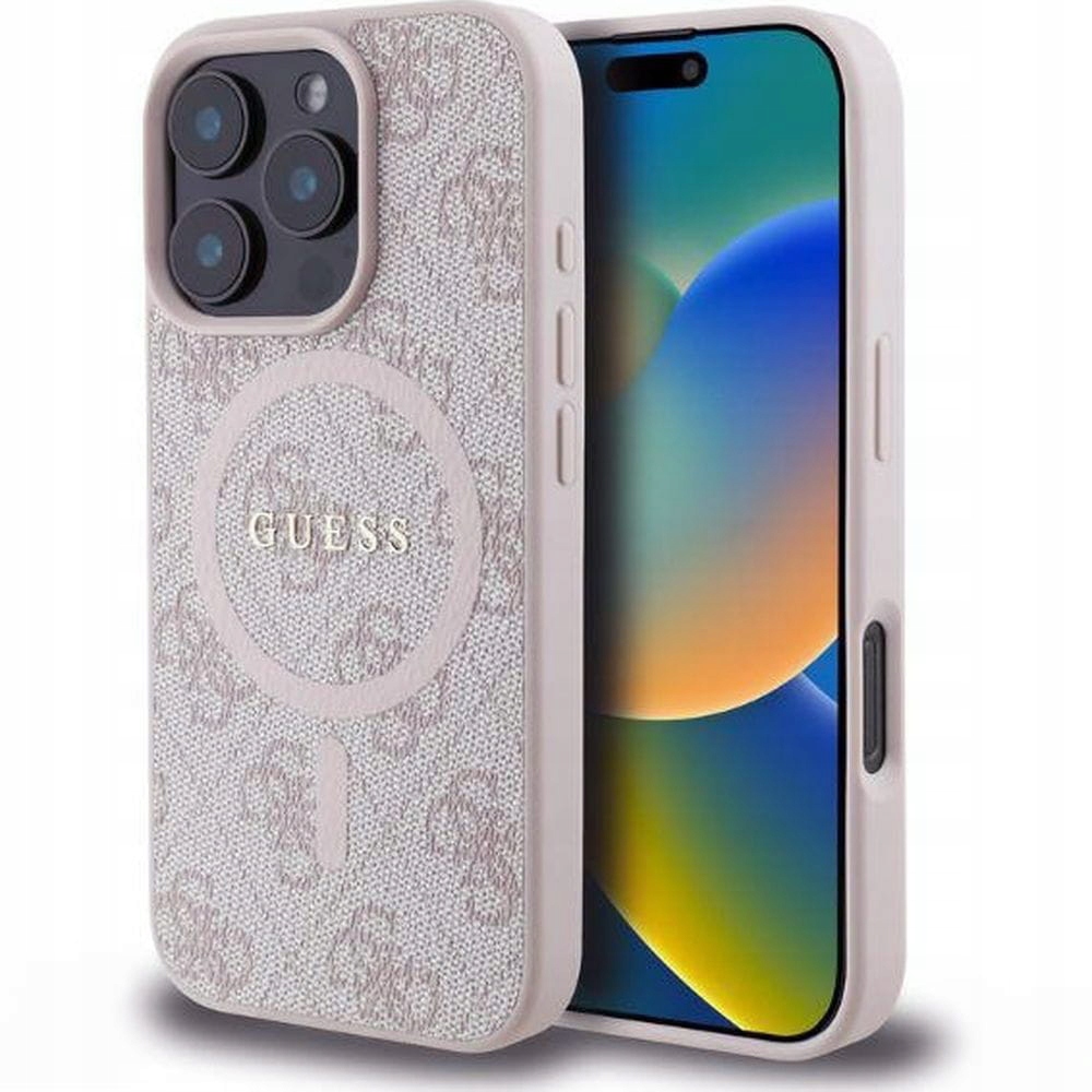 Etui Guess do iPhone 16 Pro, do MagSafe, obudowa, mocny pokrowiec