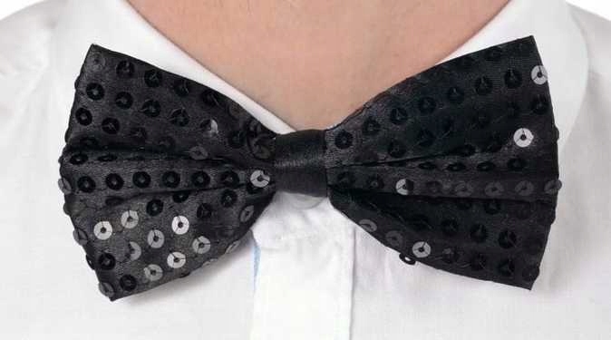 MUCHA CEKINOWA MUSZKA KARNAWAŁ SYLWESTER CZARNA Marka Melinera