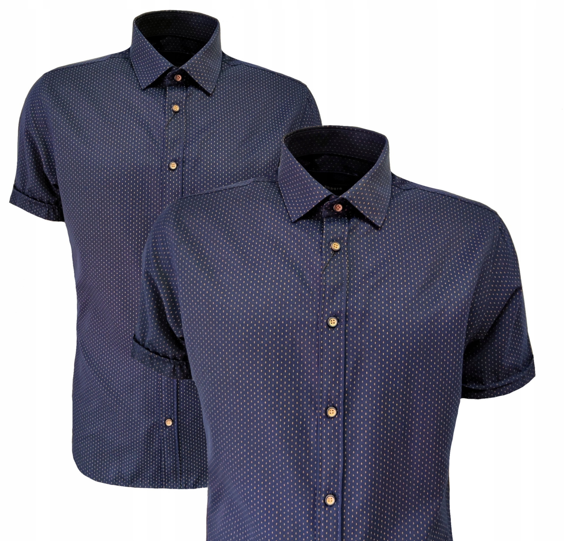 Pánská návštěvní košile námořnická modrá M Anagre