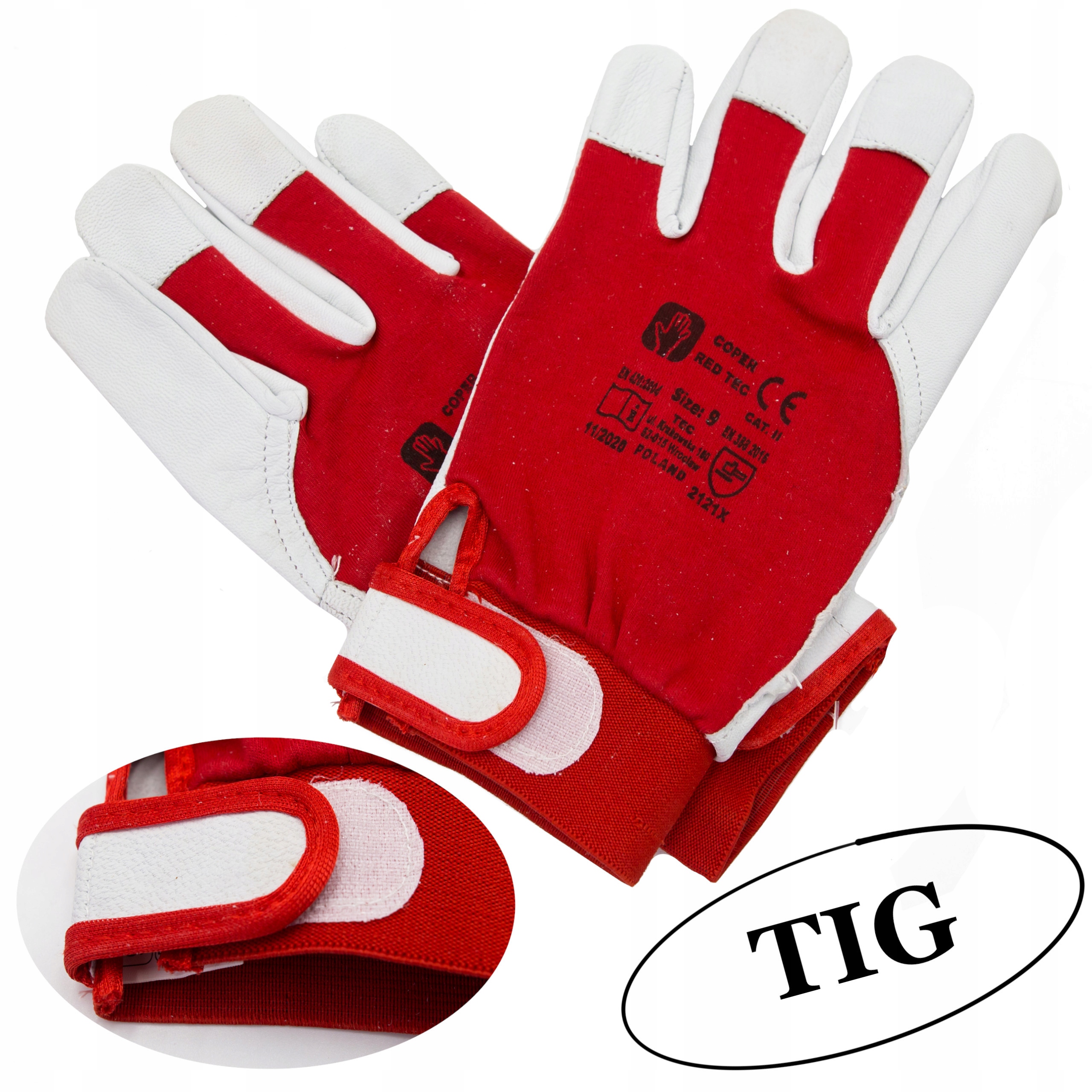 

Rękawice Spawalnicze do Tig rozmiar 7 Skóra Lico